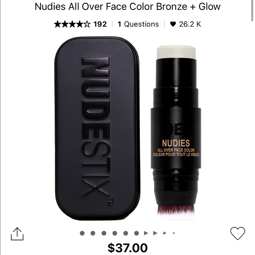 Nudestix Nudies All over face colour in Illuminaughty